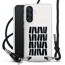 New Carry Case Transparent Stoff schwarz/silber