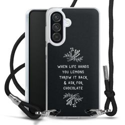 New Carry Case Transparent Stoff schwarz/silber