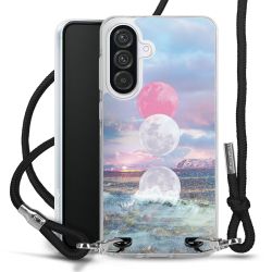 New Carry Case Transparent Stoff schwarz/silber