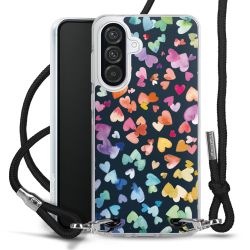 New Carry Case Transparent Stoff schwarz/silber