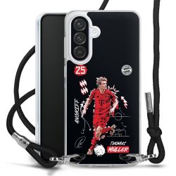 New Carry Case Transparent Stoff schwarz/silber