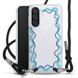 New Carry Case Transparent Stoff schwarz/silber