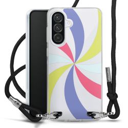 New Carry Case Transparent Stoff schwarz/silber