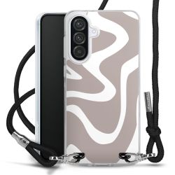 New Carry Case Transparent Stoff schwarz/silber