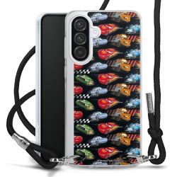 New Carry Case Transparent Stoff schwarz/silber