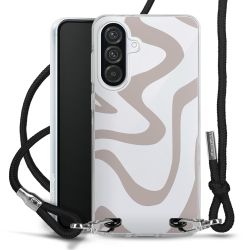 New Carry Case Transparent Stoff schwarz/silber