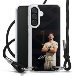 New Carry Case Transparent Stoff schwarz/silber