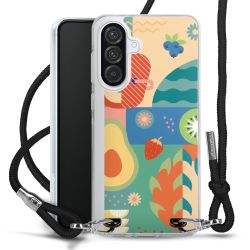 New Carry Case Transparent Stoff schwarz/silber