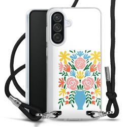 New Carry Case Transparent Stoff schwarz/silber