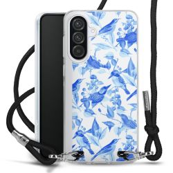 New Carry Case Transparent Stoff schwarz/silber