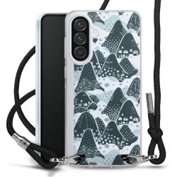 New Carry Case Transparent Stoff schwarz/silber