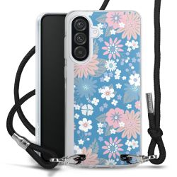 New Carry Case Transparent Stoff schwarz/silber