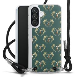 New Carry Case Transparent Stoff schwarz/silber