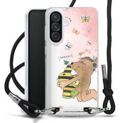 New Carry Case Transparent Stoff schwarz/silber