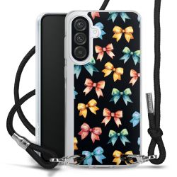 New Carry Case Transparent Stoff schwarz/silber