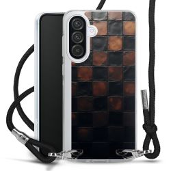 New Carry Case Transparent Stoff schwarz/silber