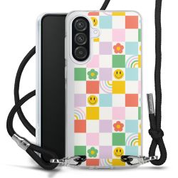 New Carry Case Transparent Stoff schwarz/silber