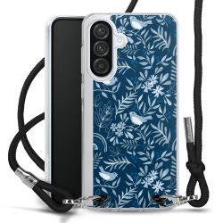 New Carry Case Transparent Stoff schwarz/silber