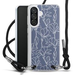 New Carry Case Transparent Stoff schwarz/silber