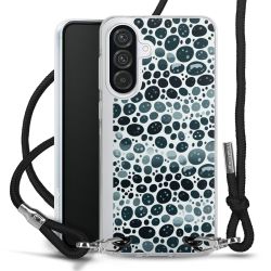 New Carry Case Transparent Stoff schwarz/silber