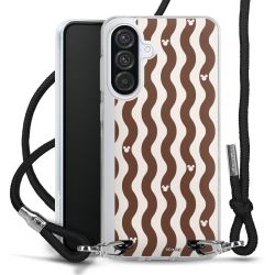 New Carry Case Transparent Stoff schwarz/silber