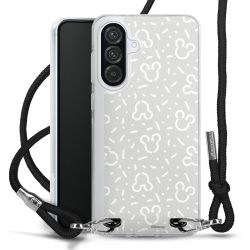 New Carry Case Transparent Stoff schwarz/silber