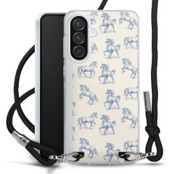 New Carry Case Transparent Stoff schwarz/silber