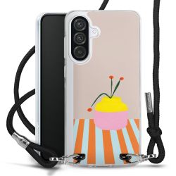 New Carry Case Transparent Stoff schwarz/silber