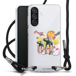 New Carry Case Transparent Stoff schwarz/silber