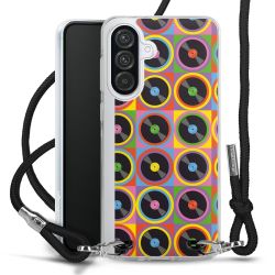 New Carry Case Transparent Stoff schwarz/silber