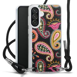 New Carry Case Transparent Stoff schwarz/silber