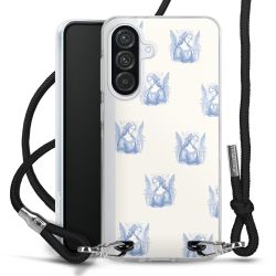 New Carry Case Transparent Stoff schwarz/silber