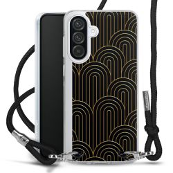 New Carry Case Transparent Stoff schwarz/silber