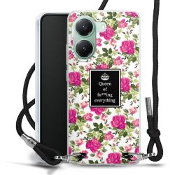 New Carry Case Transparent Stoff schwarz/silber