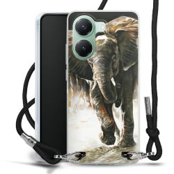 New Carry Case Transparent Stoff schwarz/silber