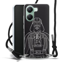 New Carry Case Transparent Stoff schwarz/silber