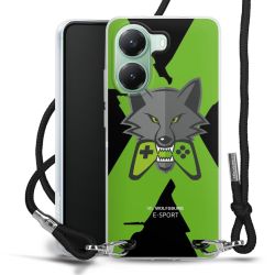 Carry Case Stoff schwarz/silber