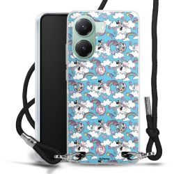 New Carry Case Transparent Stoff schwarz/silber