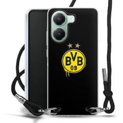 New Carry Case Transparent Stoff schwarz/silber