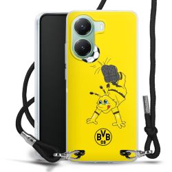 New Carry Case Transparent Stoff schwarz/silber