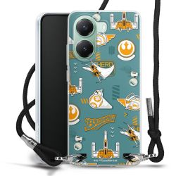 New Carry Case Transparent Stoff schwarz/silber