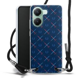 New Carry Case Transparent Stoff schwarz/silber