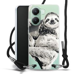 New Carry Case Transparent Stoff schwarz/silber