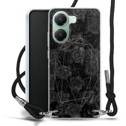 New Carry Case Transparent Stoff schwarz/silber