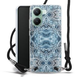 New Carry Case Transparent Stoff schwarz/silber