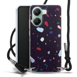 New Carry Case Transparent Stoff schwarz/silber