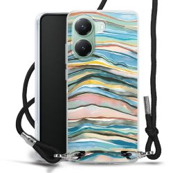 New Carry Case Transparent Stoff schwarz/silber