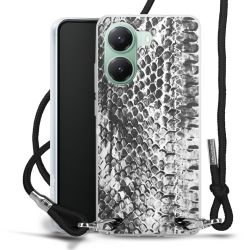 New Carry Case Transparent Stoff schwarz/silber