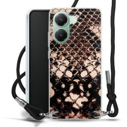 New Carry Case Transparent Stoff schwarz/silber