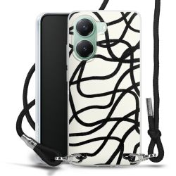 New Carry Case Transparent Stoff schwarz/silber